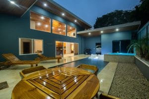 Casa Carlayna Pool and Outside Dining Area for your Costa Rica Vacation Home