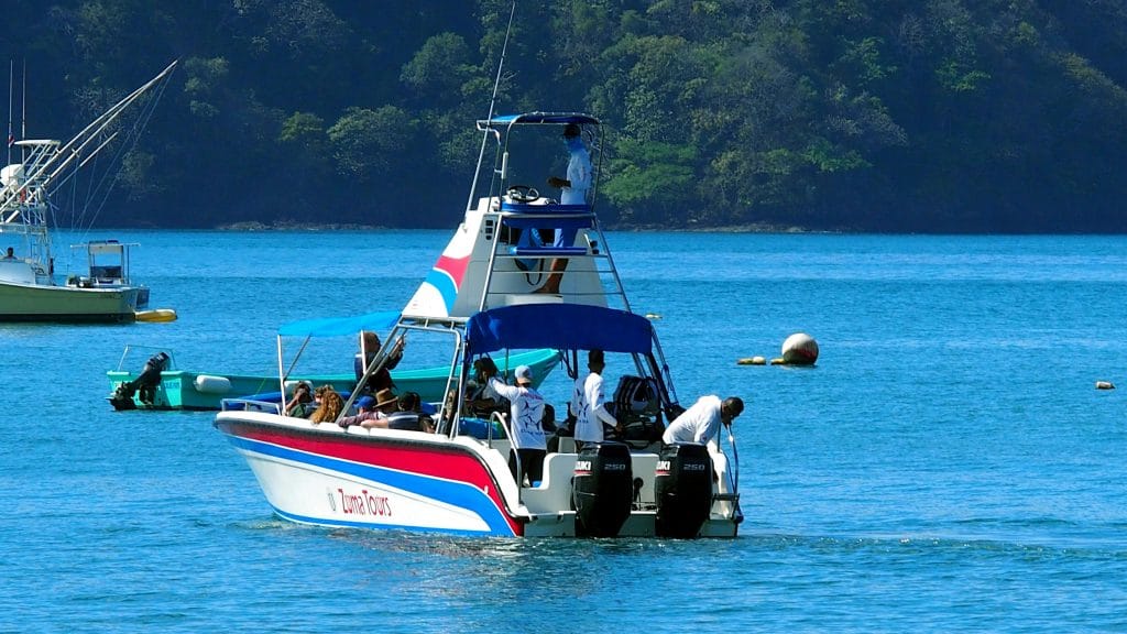 Sport Fishing Charter Boat off of the Flamingo Marina, in Guanacaste, Costa Rica